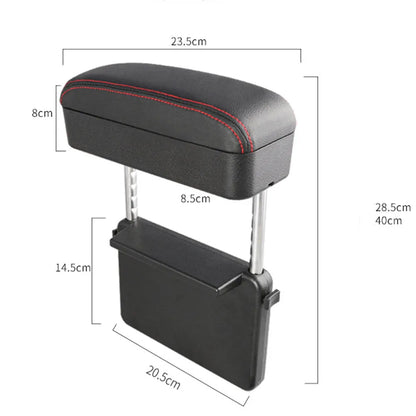 Adjustable Height Center Console Storage Organizer Lifting Mechanism Clamp Design Seat Side Storage Box Multi-functional Storage