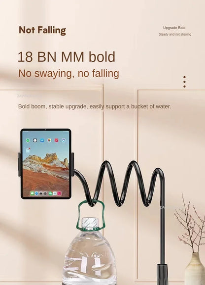 Support de téléphone 128cm, support paresseux, appui-tête, lit 360, bras longs flexibles, support à pince pour IPhone Samsung et appareil 3.5 ~ 6.7 pouces
