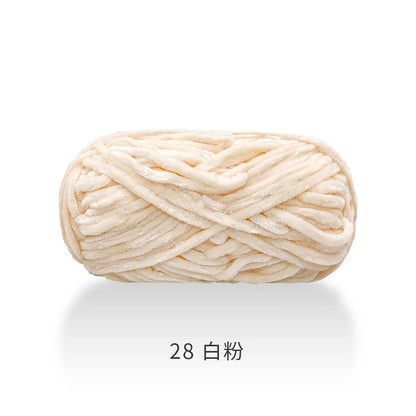 Fil à tricoter 100g, fil de glace douce, fil de coton tricoté à la main pour écharpe, Crochet de bricolage tricoté à la main
