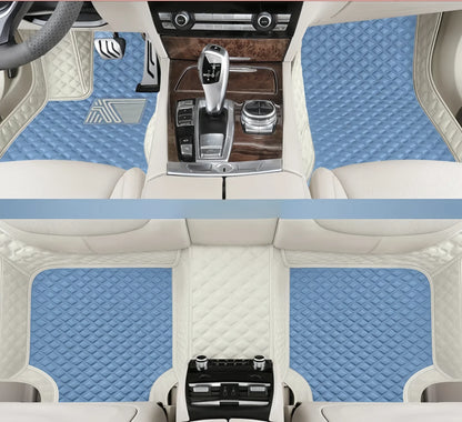Tapis de sol de voiture personnalisés adaptés à la BMW X5 5 sièges véhicule électrique 2017-2019 tapis de pied en cuir automatique tapis