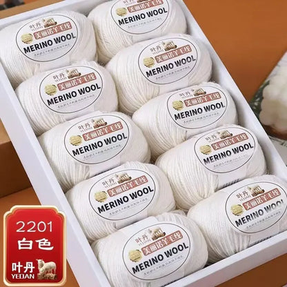 Fil de laine doux à 3 plis, 500 g/ensemble, pour crochets, chapeau d'hiver, pull, écharpe, châle, manteau, Cardigan, bricolage, confortable, chaud et moelleux, fil rouge pour bébé
