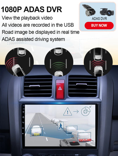 Android pour Ford Fiesta MK7 2009 - 2017 haute performance CPU tactile vidéo Bluetooth stéréo QLED écran Carplay vidéo DSP DVD