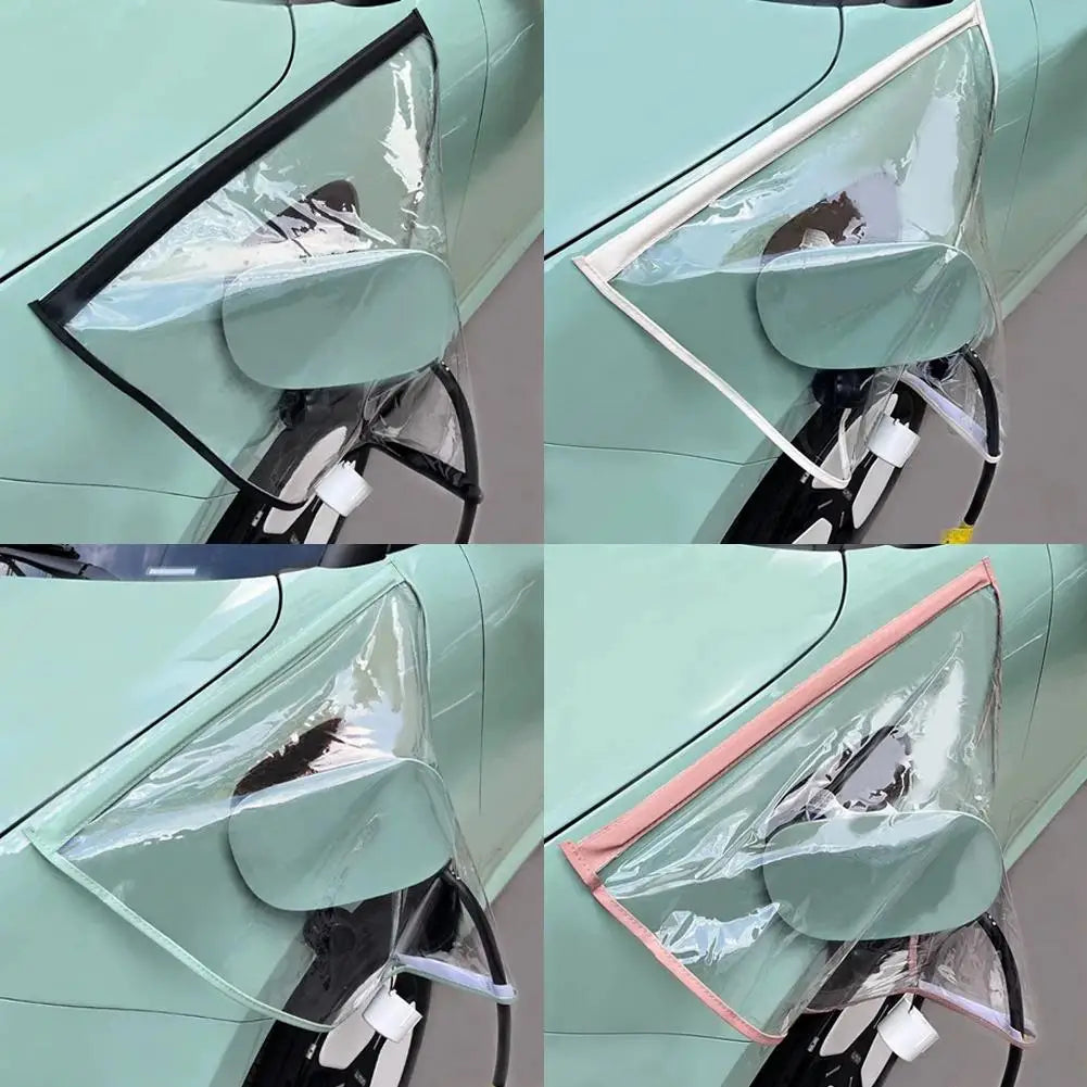 Housse de Protection universelle contre la pluie pour Port de chargement de véhicule, nouvelle énergie, Protection contre la poussière extérieure, étanche, pour pistolet de chargeur