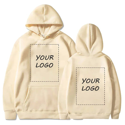 Logo/image de marque conçue sur mesure pour femmes et hommes, sweats à capuche DIY, pulls décontractés et sweats à capuche tendance partout