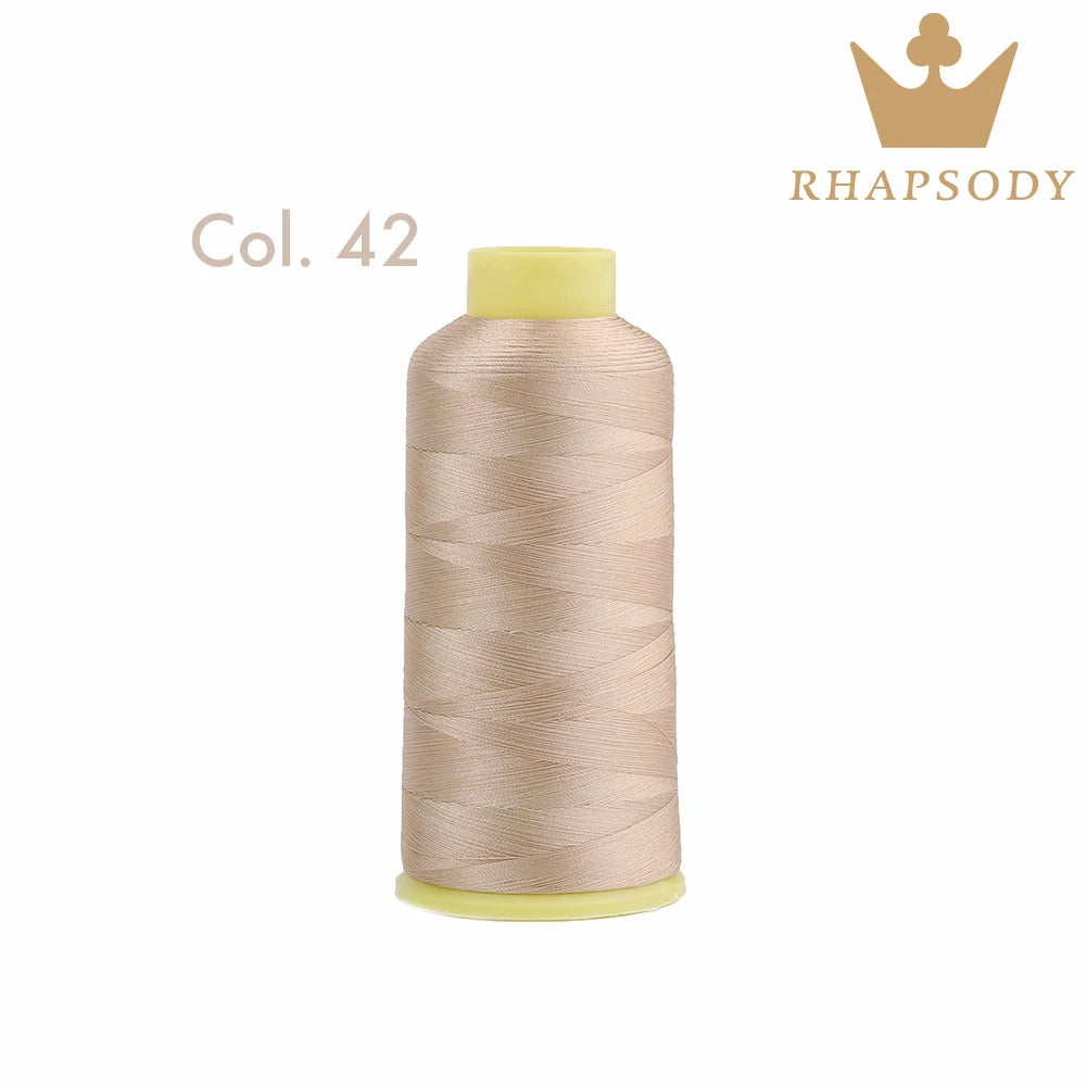 Bal apsody-Fil à broder en polyester, 5000m, 40WT, 120 tches, 200, pour machine à broder Brother Singer Janome Babylock, couture à domicile