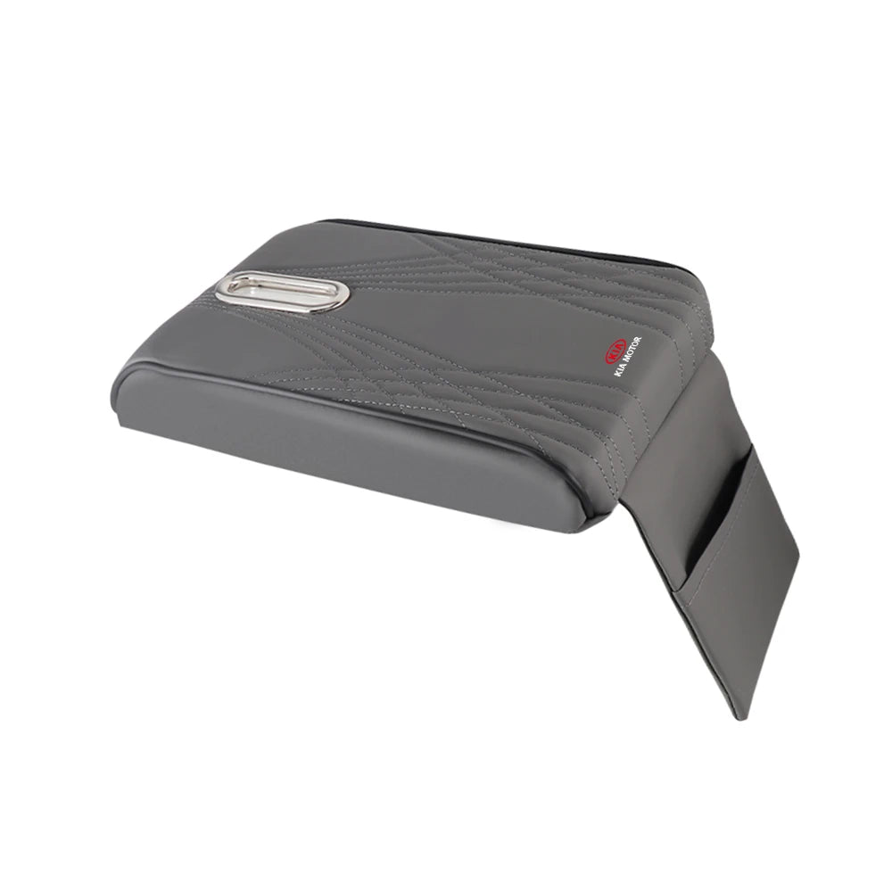 Tapis de boîte d'accoudoir de voiture en cuir, couvertures de Console centrale pour KIA K6 Sportage 4 Picanto KX1 RIO pv5 ev6 ev5 K3 Sorento Optima Carnival