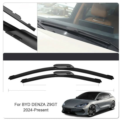 Essuie-glace de pare-brise de voiture, 2 pièces, en caoutchouc de nettoyage pour BYD DENZA D9 N7 Z9 Z9GT FCB LEOPARD 5 8 B5 B8 YANGWANG U7 U8 U9 2023 – 26