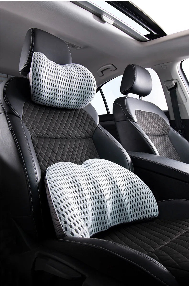 Oreillers de siège de voiture tout-terrain, soutien lombaire, taille basse, protection du dos, coussin en polymères, intérieur, 4x4, accessoires automobiles, universels