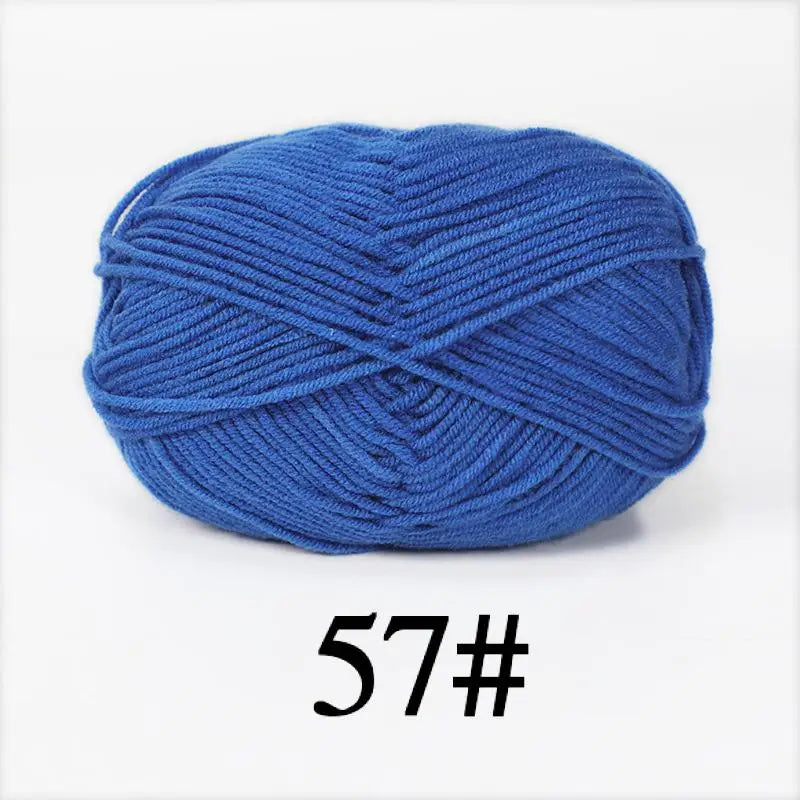 Combinaison de fils de coton au lait, couleurs mélangées, ensemble de fils à tricoter au Crochet pour bricolage artisanal, pull, écharpe, tricot, 5 pièces
