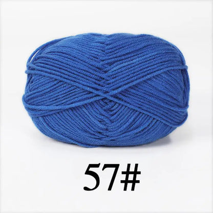 Combinaison de fils de coton au lait, couleurs mélangées, ensemble de fils à tricoter au Crochet pour bricolage artisanal, pull, écharpe, tricot, 5 pièces