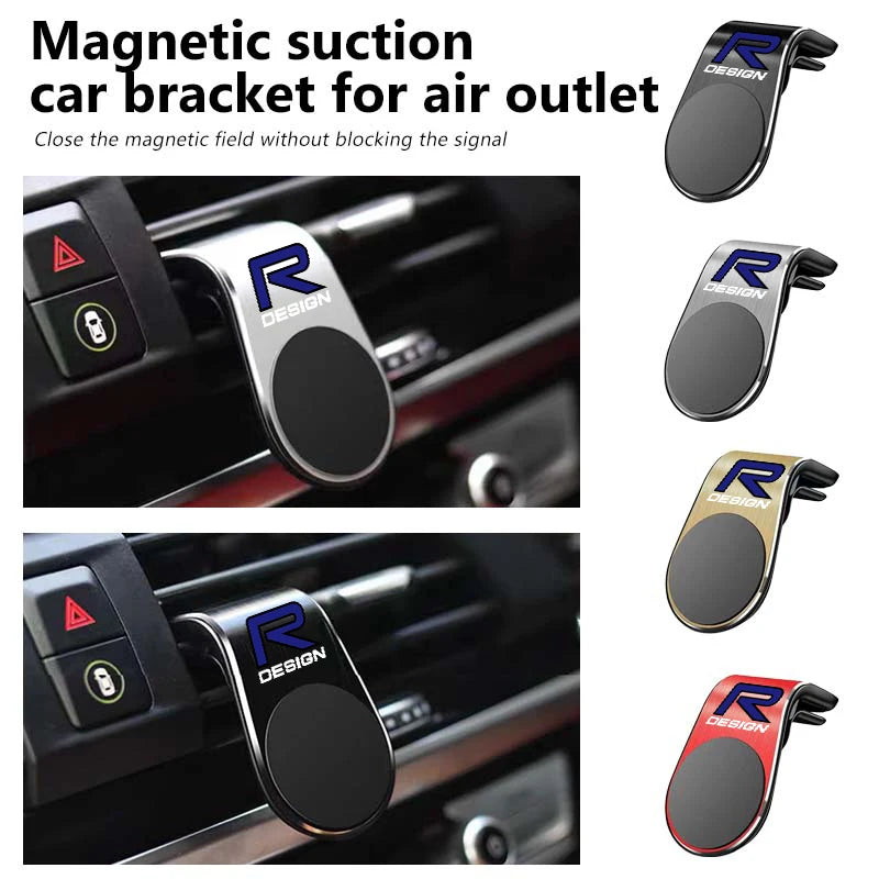 Support de téléphone pour grille d'aération de voiture Volvo, réglable multi-angles, anti-vibration, pour XC60 V40 V50 XC90 S60 V90 V70 XC40 V60