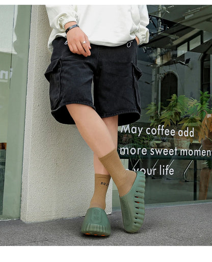 Pantoufles d'été à la mode pour hommes, chaussures d'extérieur légères antidérapantes à tige basse, chaussures décontractées résistantes à l'eau pour hommes