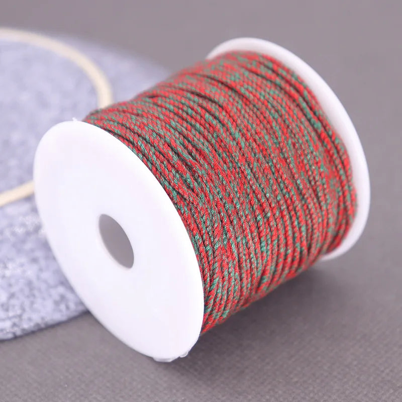 Corde de coton pour macramé, ficelle, ficelle, fil, artisanat, couture, tentures murales faites à la main, bohème, fête de mariage, décoration d'intérieur, 1.2mm, 37m