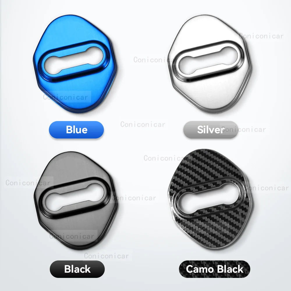 Couvercle de boucle de serrure de porte de voiture, couvercle antirouille, décoration, accessoires de Protection en acier inoxydable pour ZEEKR 7X EV 2025 2026