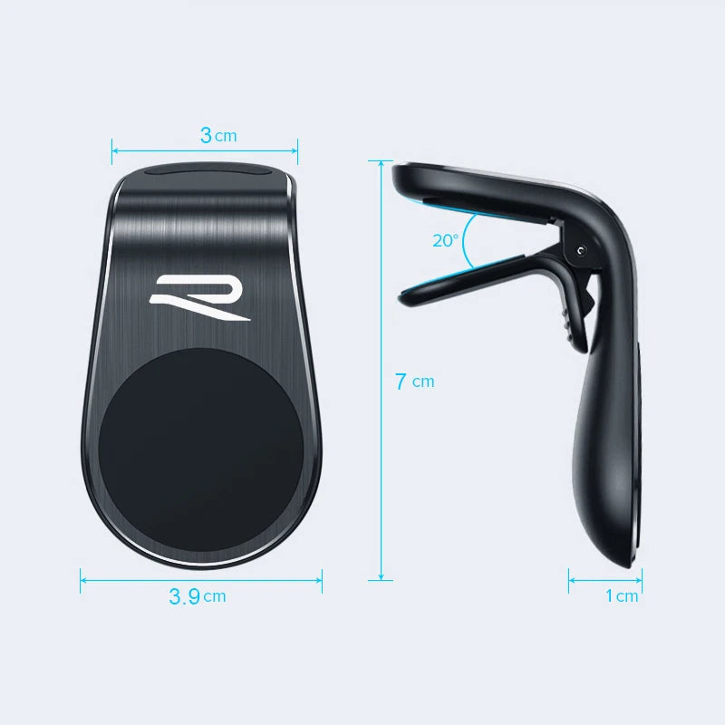Support de téléphone magnétique pour voiture, support de navigateur GPS, accessoires pour VW GTI Polo Golf Passat Tiguan Arteon Touareg CC Taigo Caddy Jetta