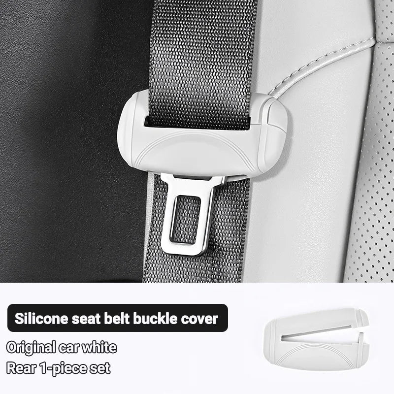 Housse de protection universelle pour prise de ceinture de sécurité de voiture, en Silicone, anti-rayures, étui de protection pour bouton