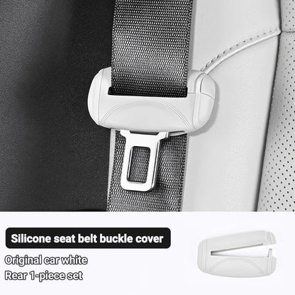 Housse de protection universelle pour prise de ceinture de sécurité de voiture, en Silicone, anti-rayures, étui de protection pour bouton