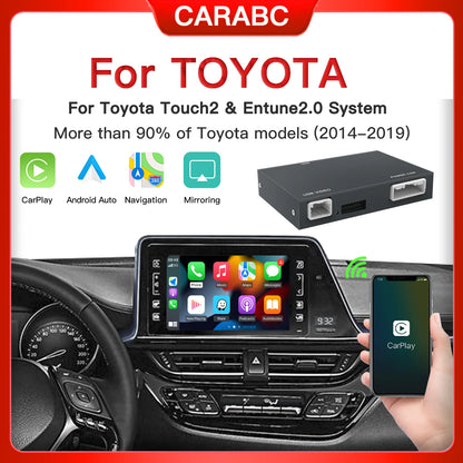 2026 nouveau module Carplay Android Auto sans fil pour TOYOTA CHR Corolla Camry Auris prius RAV4 Avensis Highlander décodeur de jeu de voiture