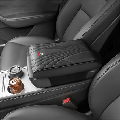 Coussin de protection pour accoudoir de voiture en cuir PU, mousse à mémoire de forme, pour console centrale, pour Nissan Nismo Qashqai, 1 pièce