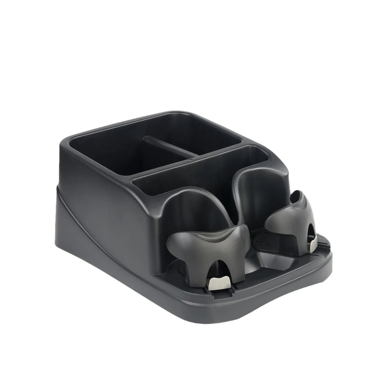 Boîte de rangement pour accoudoir de console de voiture, organisateur de compartiment de siège de voiture avec 2 porte-gobelets réglables pour camions, pour le rangement et l'organisation