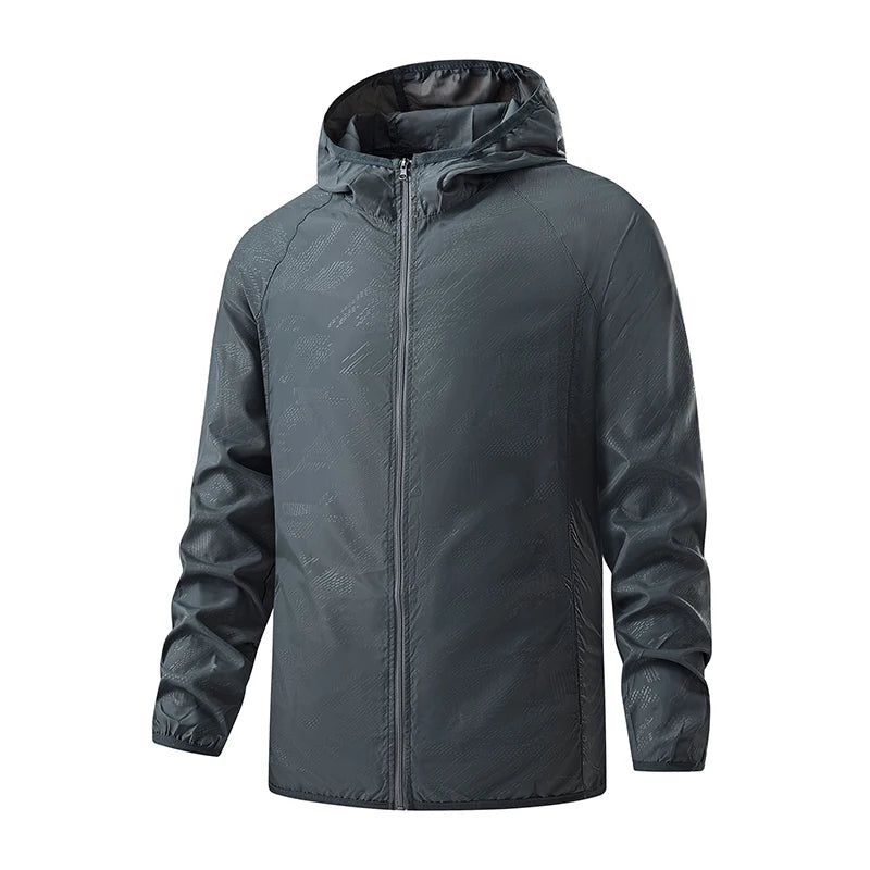 LNGXO-Vestes de randonnée imperméables pour hommes et femmes, coupe-vent de protection solaire, manteau de pluie d'escalade de camping, vêtements portables unisexes