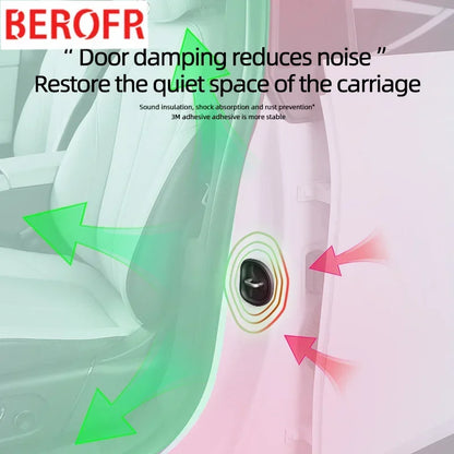 Boucle de serrure de porte de voiture en Silicone, 4 pièces, housse de protection Anti-collision pour LYNK & CO 01 PHEV lynk 02 03 06 08 09, accessoires