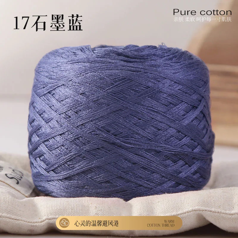 Fil de coton de bambou 100g pour tricoter le fil de coton, ligne Croche, tissu en soie de styliste, frais en été, fil pour bébé tricoté