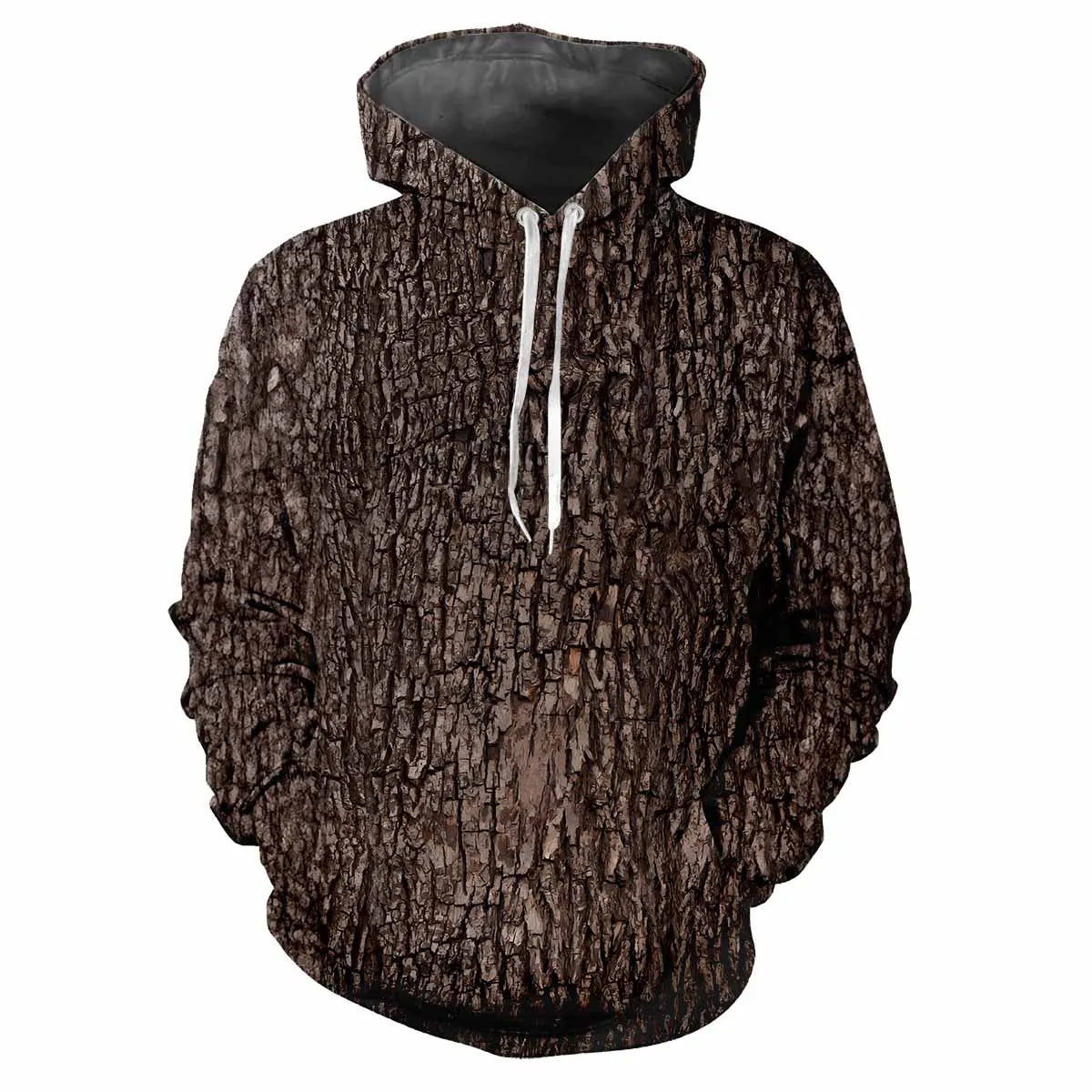 Camouflage chasse animaux en plein air Camouflage printemps et automne hommes à capuche rue tendance ample confortable haut décontracté vêtements
