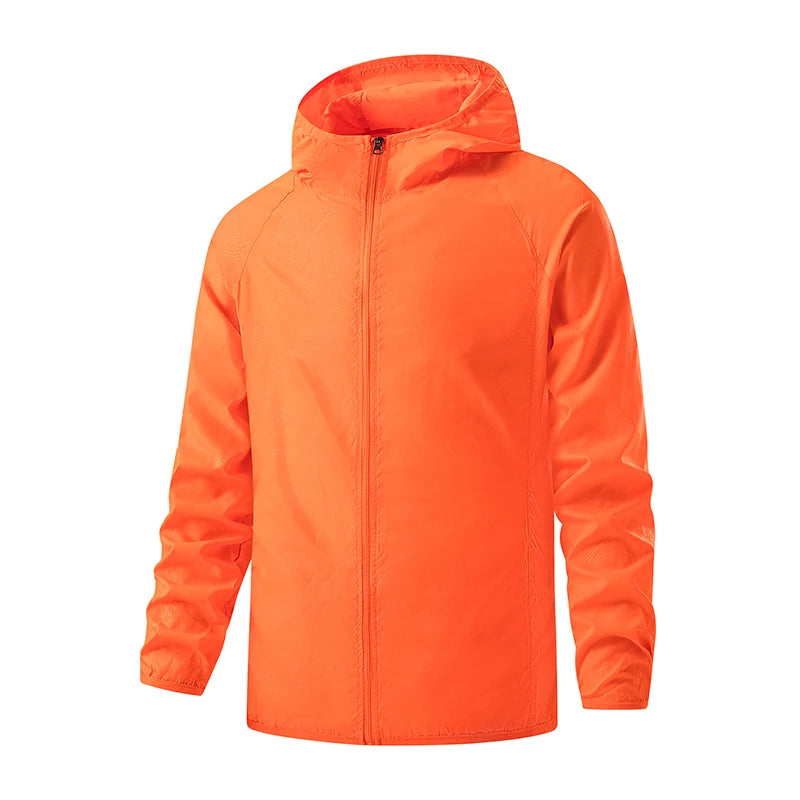 LNGXO-Vestes de randonnée imperméables pour hommes et femmes, coupe-vent de protection solaire, manteau de pluie d'escalade de camping, vêtements portables unisexes