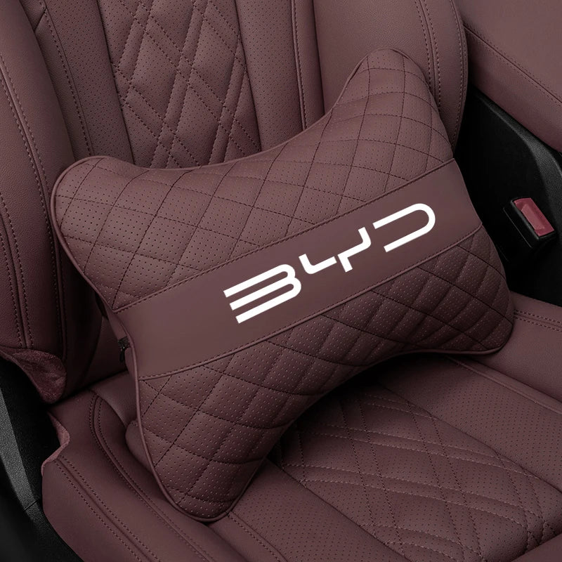 Oreiller de cou pour siège de voiture, appui-tête, coussin de soutien de la taille lombaire pour BYD Atto 3 Yuan Plus Han Tang EV F3 E6 Dmi Song F0 Qin Pro G3 Ea1