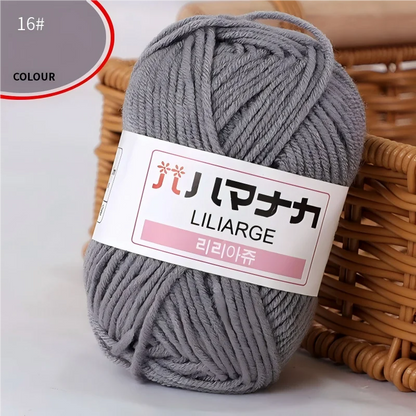 Fil à tricoter en coton doux et épais pour bébé, fil de velours en fibres épaisses pour tricot à la main, fil à crocheter pour pull DIY