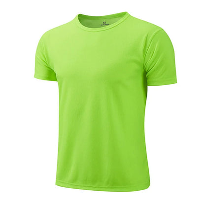 Maillot de sport à séchage rapide pour homme, t-shirt de course, de football, de jogging, de fitness, 1 pièce