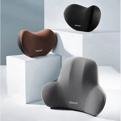 For Kia KN GT Rio Picanto Sportage Stinger Niro Telluride Sorento Car Headrest Neck Support Seat lumbar Cushion Soft Neck pillow