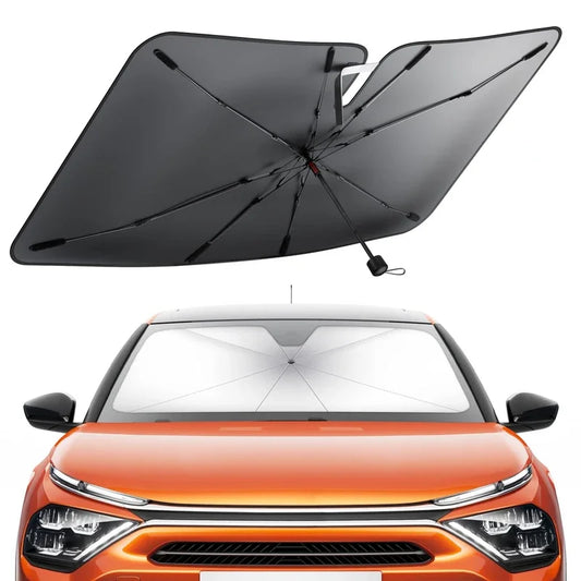 Pare-soleil de voiture pliable, pare-brise, rideau de pare-soleil pour fenêtre avant de voiture, accessoires de protection solaire