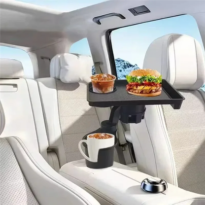 Plateau porte-gobelet universel pour voiture de haute qualité - 360 °     Organisateur rotatif réglable à double tasse