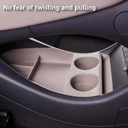 Pour Byd Yuan Plus Atto 3 2025 Console centrale de voiture boîte de rangement inférieure résistant aux rayures étui d'organisation en Silicone accessoires