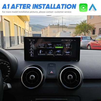 Android 14 Auto Radio CarPlay pour Audi A1 Q2 2010-2023 GPS voiture lecteur multimédia Navi stéréo DSP WIFI SIM BT IPS écran tactile