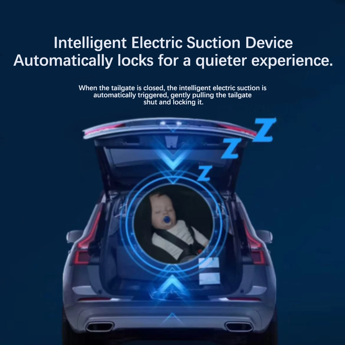 Pour Lynk & Co 01/02/03 2017-2024 serrures d'aspiration automatiques de hayon électrique système de modification de coffre approprié
