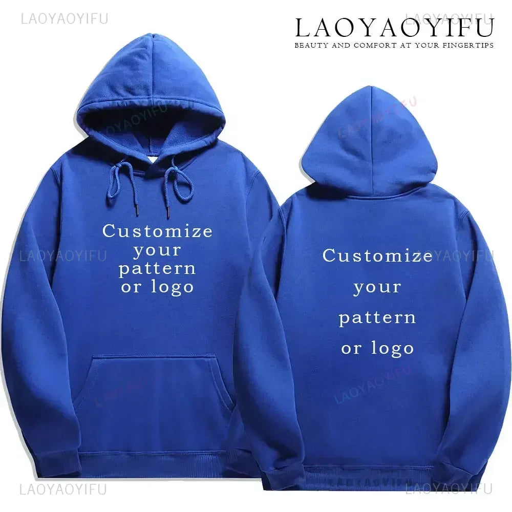 Sweat à capuche personnalisé avec Logo personnalisé, sweat-shirt chauffant et confortable pour étudiant, texte imprimé personnalisé, bricolage, à la mode