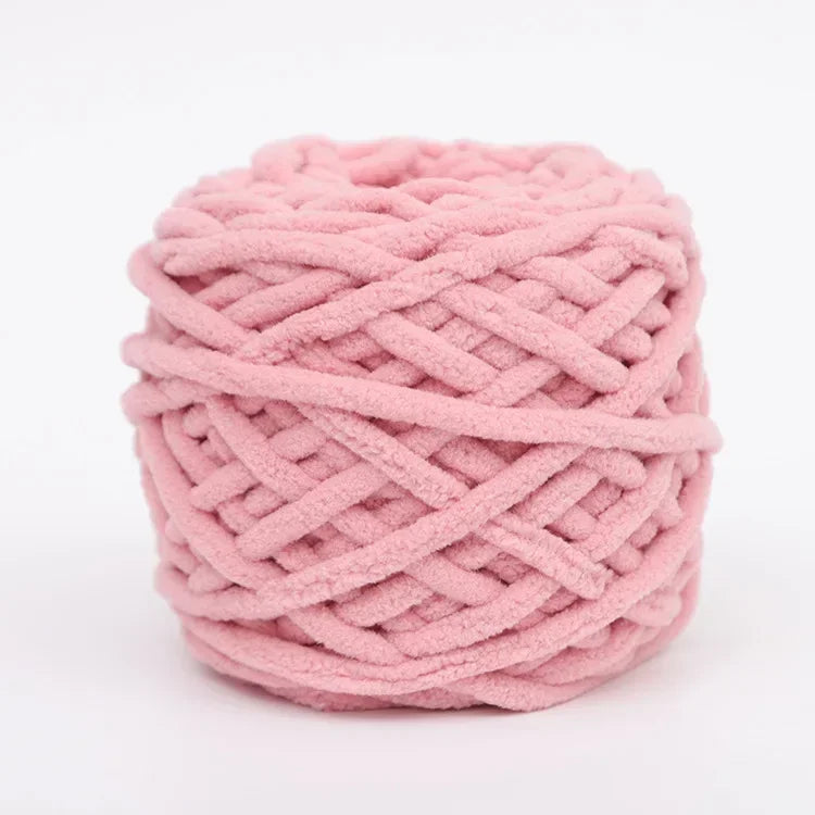 Fil à tricoter Chenille 100g/boule, ligne de bande de glace douce, fil de coton, fil de laine pour bricolage, écharpe à tricoter à la main, laine épaisse, vente en gros