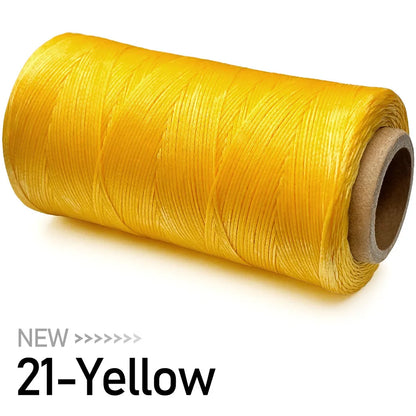 Grand rouleau de fil ciré pour couture du cuir, 0.8mm, 270M, pour la couture à la main, bricolage et matériel de reliure, accessoires, corde tissée 150D