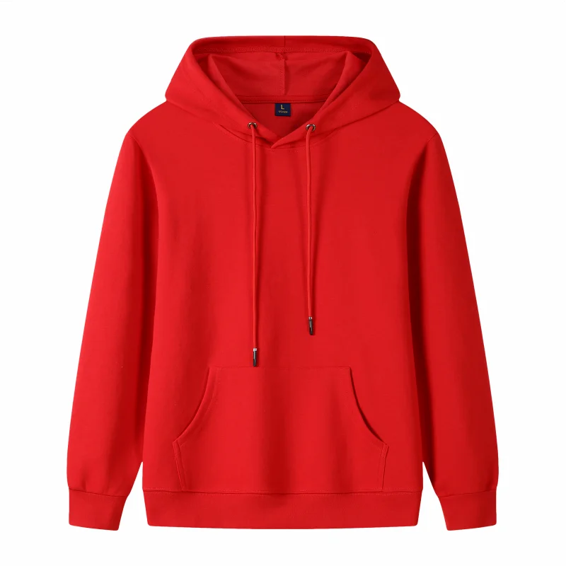 Sweat-shirt personnalisé avec logo imprimé gratuit, sweat à capuche 100% coton, vêtements de travail d'automne et d'hiver, vêtements d'équipe pour hommes et femmes