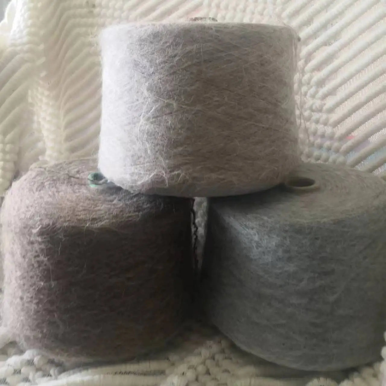 Laine tricotée à la main en forme de lapin Super douce, fil Mohair au Crochet chaud, acrylique, anti-boulochage, pour pull, écharpe, haute qualité, 500g, 1 pièce