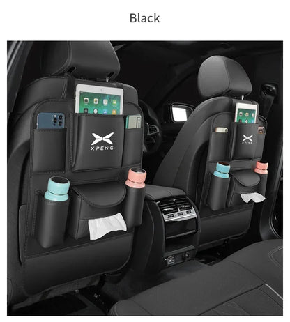 Sac de rangement arrière en cuir pour siège de voiture, anti-usure, coussin anti-rika, accessoires pour XPENG P5 P7 G3 G9 N5 F30 H93 BETA