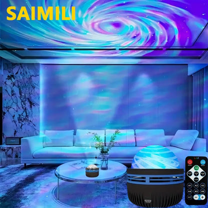 Projecteur LED Galaxie Étoilée Lumière RGB Télécommande Intelligente Lampe Aurore Étoile KTV USB pour Décoration Maison Chambre Camping Mariage