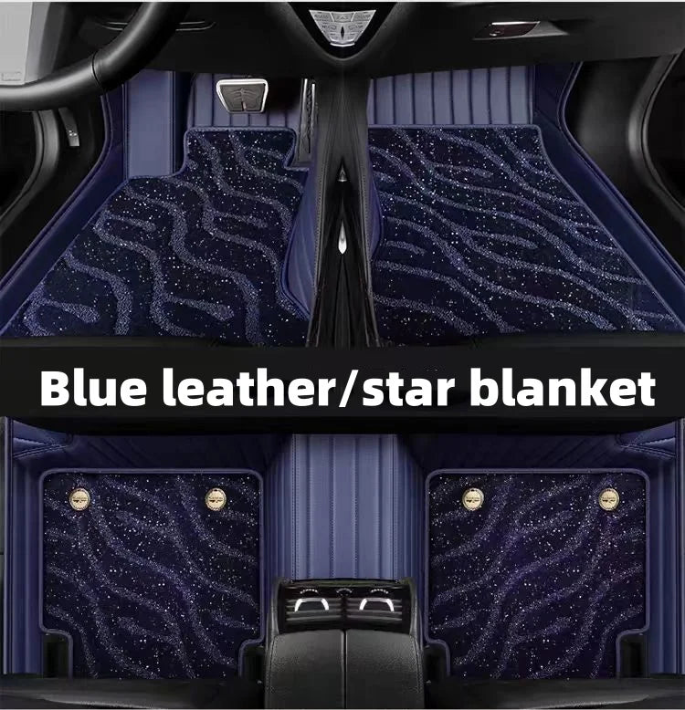 Tapis de pied de voiture en cuir, vente directe en gros