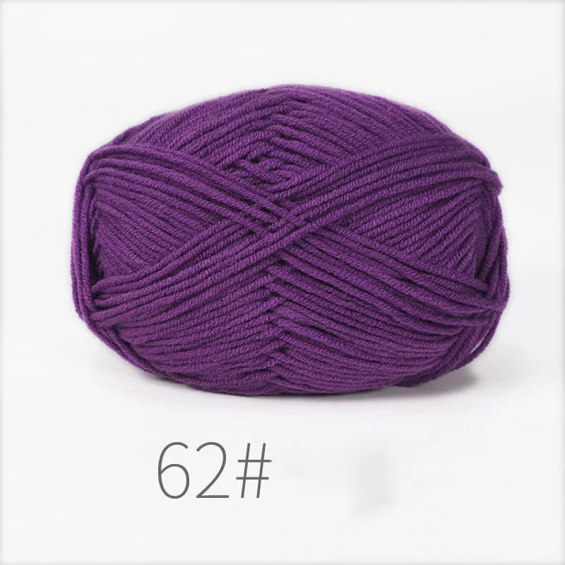 Fil à tricoter en coton doux, tissu mélangé, fil de velours en fibres épaisses, fil de laine au Crochet pour pull, bricolage