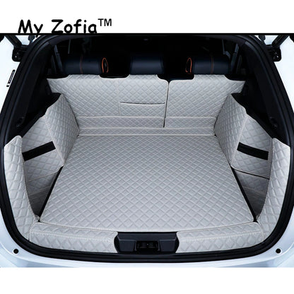 Pour BYD Seal U Sealion 6 2023 2024 2025 boîte de rangement arrière de voiture en cuir tapis de coffre tapis de protection inférieur étanche décor de voiture