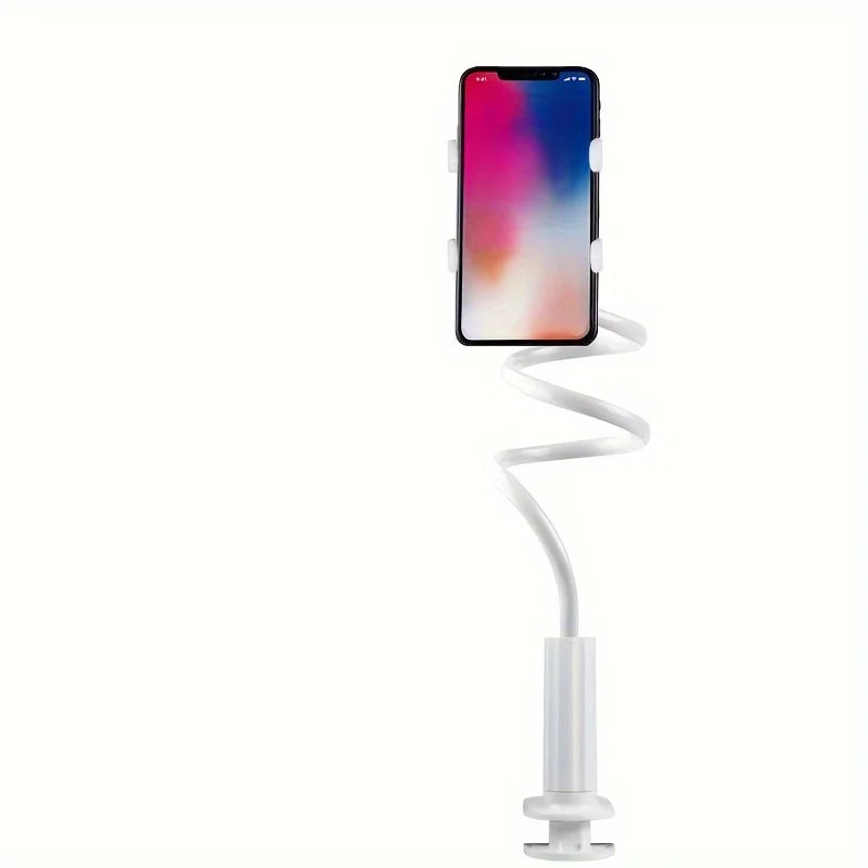 Pince de téléphone portable à col de cygne, bras long flexible, prêt Tatparesseux avec poignée, frais généraux en direct