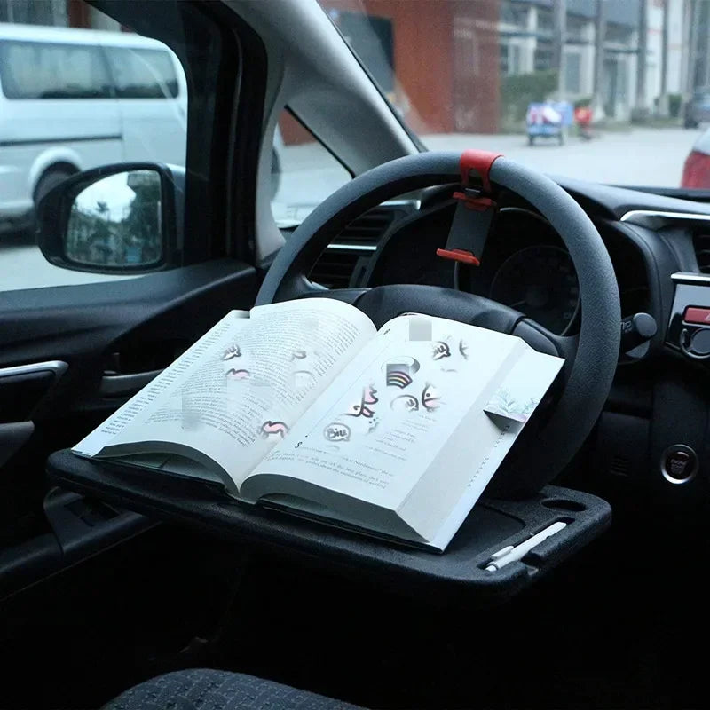Support de bureau Portable pour voiture, ordinateur Portable, manger du travail, volant de voiture, support de Table à manger, boisson, plateau de nourriture et de café